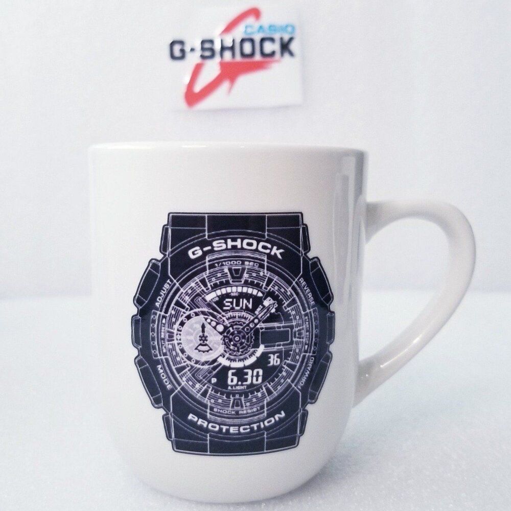 Casio G-Shock GA110 iconic model  custom 12 oz ceramic coffee cup mug